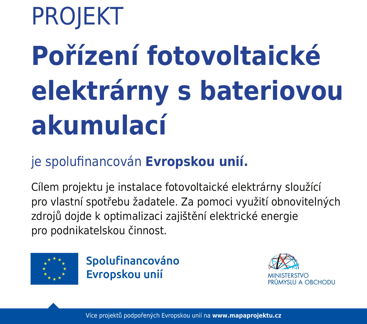 Projekt spolufinancovaný Evropskou unií